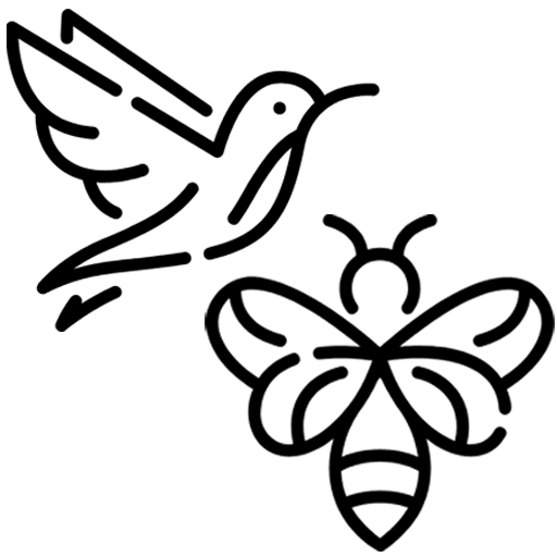 Bird and Bee Icon